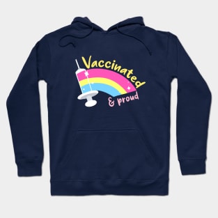 Vaccinated & proud (pan) Hoodie